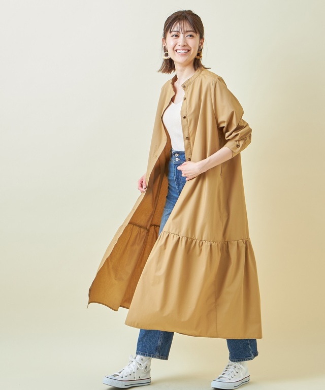 Esesensation シャツワンピ（中古）黒裾グレー　（フリー）美品　値下 Esesensation シャツワンピ（中古）黒裾グレー （フリー）美品 値下