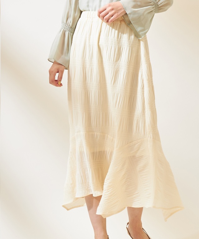 成瀬愛里さん着用】イレヘムギャザースカート