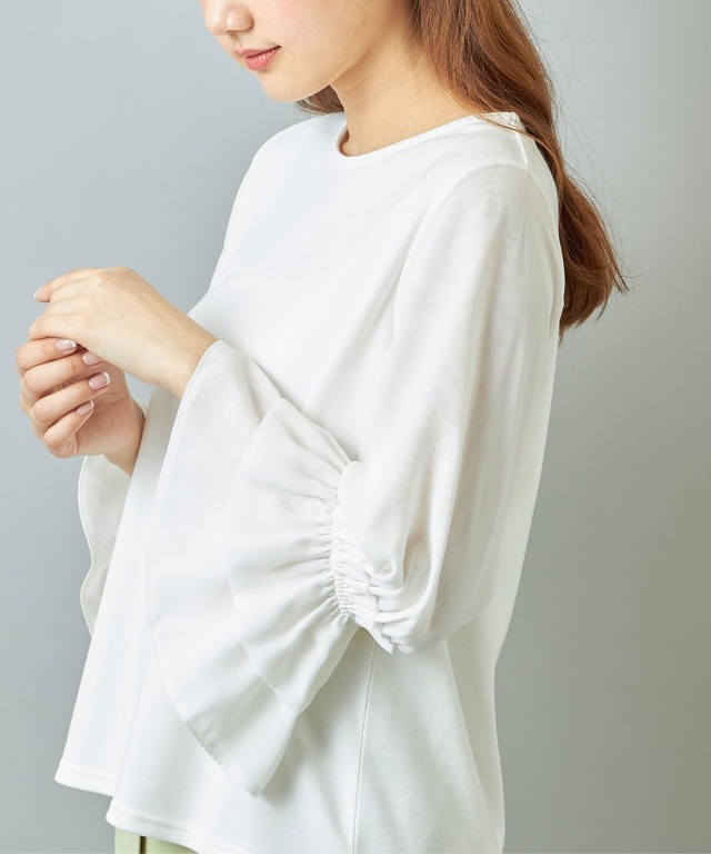 Insect Garden フリル袖トップス 100-140]袖フリルTシャツ(カットソー・Tシャツ) | a.v.v KIDS
