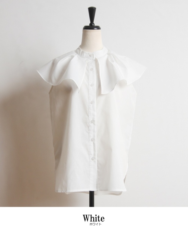 フレアビッグカラーブラウス《2021 SUMMER STYLE 》