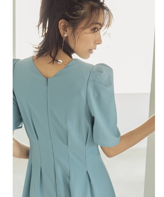 スタイルアップフレアワンピース Occasion Dress