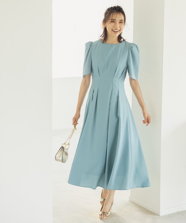 スタイルアップフレアワンピース Occasion Dress