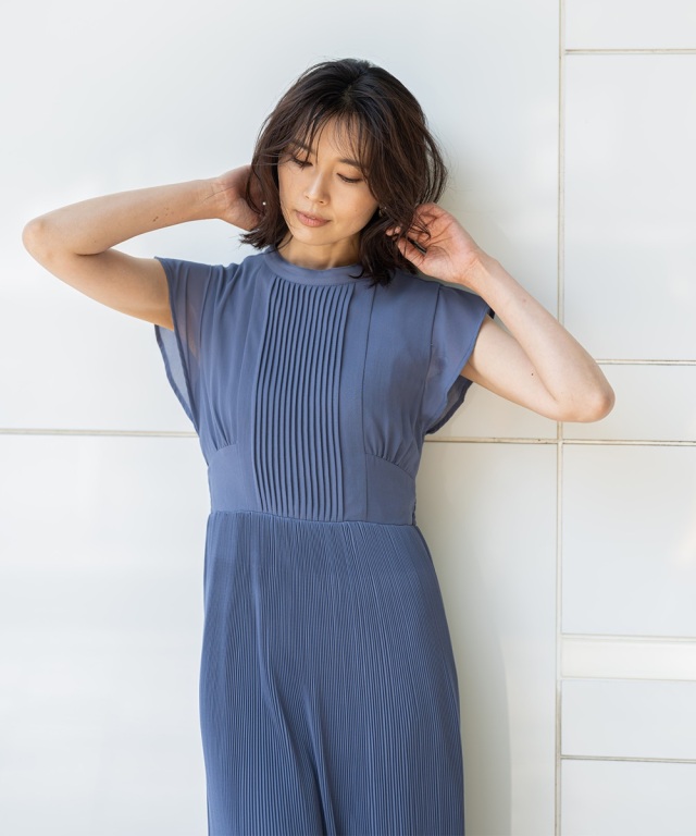 【CHICLINE】★ ベッキオ プリーツ ワンピース (DRESS) ★ STYLE DELI｜【LUXE】全体プリーツワンピース | Rakuten Fashion