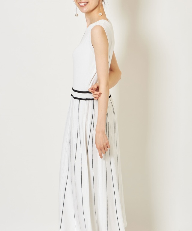 配色ラインニットワンピース 配色ラインニットワンピース・全3色 | レディースファッション