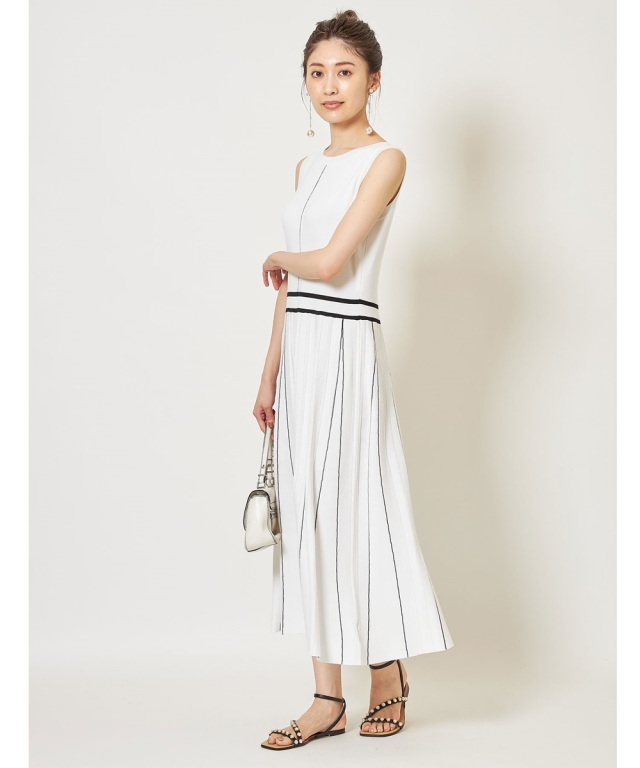 配色ラインニットワンピース 配色ラインニットワンピース | PROPORTION BODY DRESSING