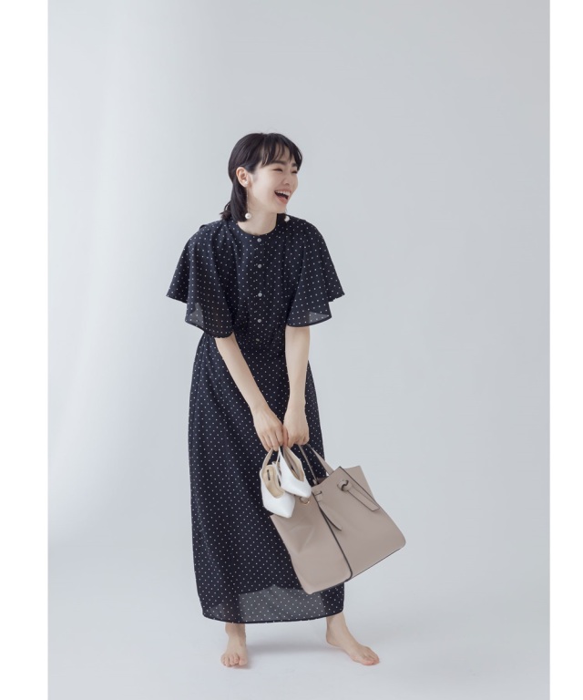 9月6日午前0:00オフィシャルサイト限定少量再販!タックフレアスリーブワンピース《Outfit by scene》 9月6日午前0:00オフィシャルサイト限定少量再販!タックフレアスリーブワンピース《Outfit by scene》