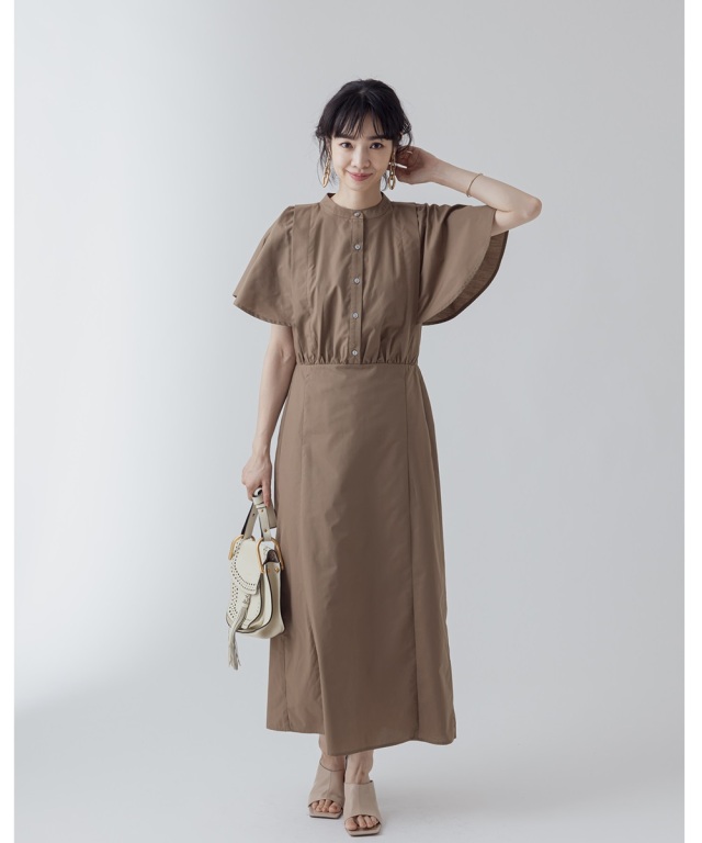 9月6日午前0:00オフィシャルサイト限定少量再販!タックフレアスリーブワンピース《Outfit by scene》 9月6日午前0:00オフィシャルサイト限定少量再販!タックフレアスリーブワンピース《Outfit by scene》
