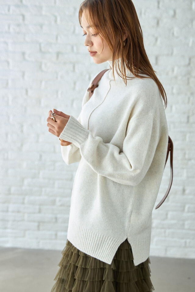 【AW SALE】ミドルライクウールプルオーバー＊SALE品につき返品/交換/注文確定後の変更キャンセル不可＊