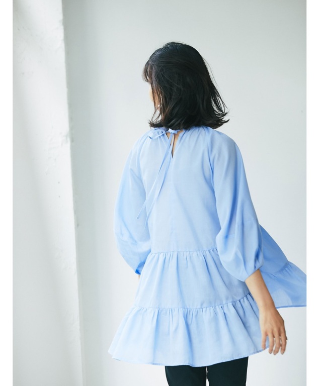 コットンローンティアードチュニック 《7outfit feel Autumn》