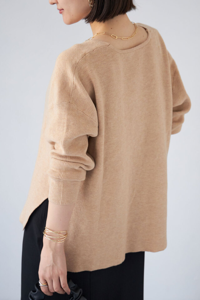 ニット セーター 深Vネックプルオーバー レディース HEILIS ニット セーター 深Vネックプルオーバーニット