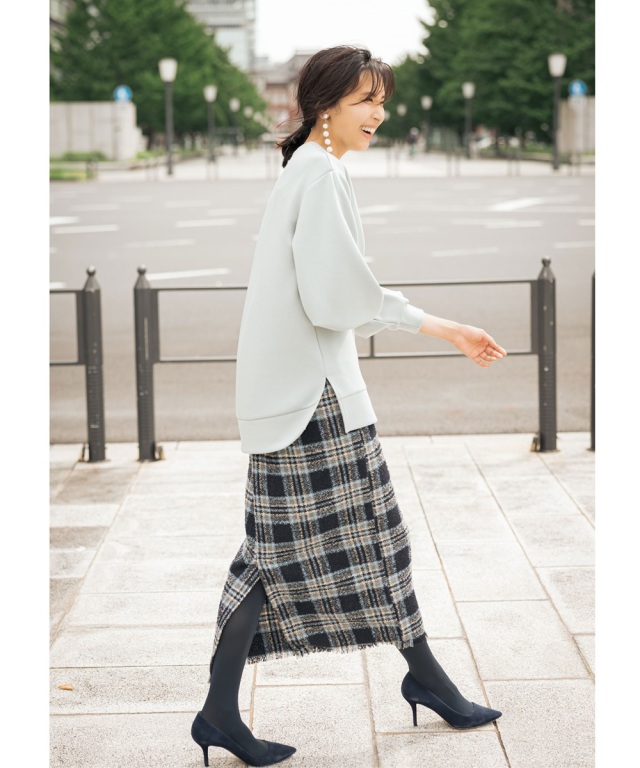 リングネップツイードスカート