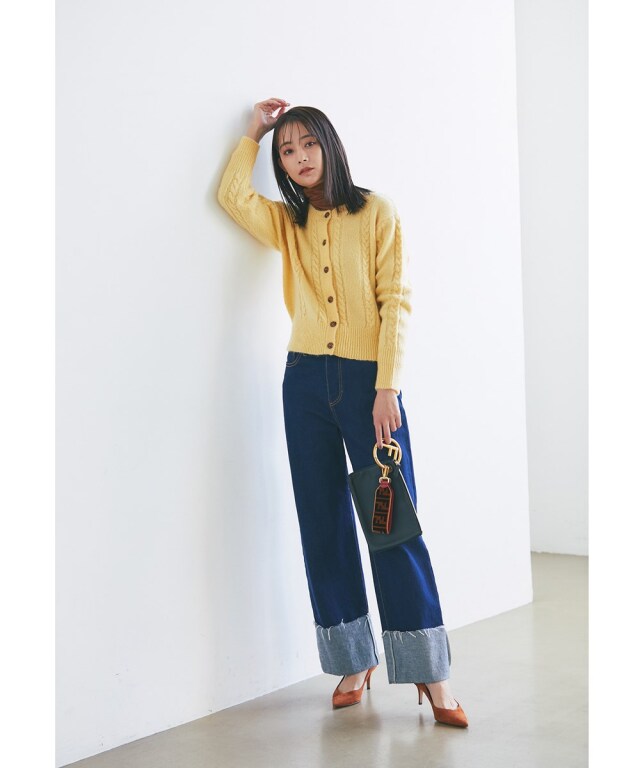 ケーブルモヘアカーディガン《WINTER KNIT COLLECTION》