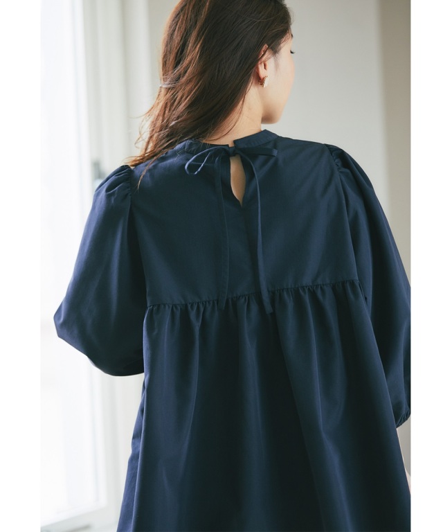 高田麻紀子さんコラボ》フレア切替ブラウス