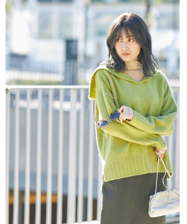 セーラーカラーニットプルオーバー《WINTER KNIT COLLECTION》 