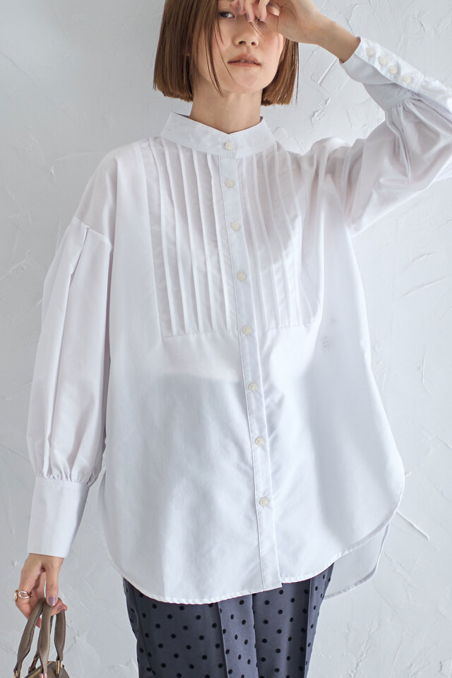 【6/28 SALE追加！】23年シーズンピンタックシャツ