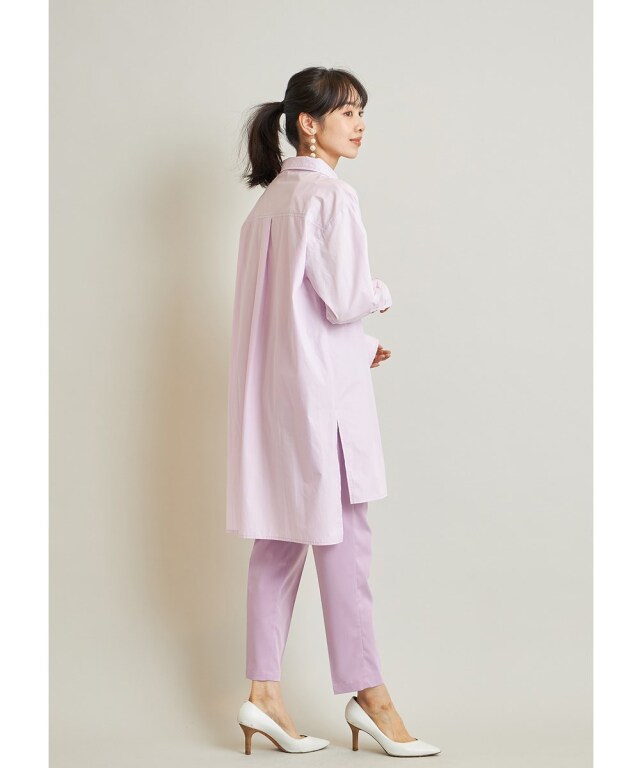 オーバー比翼シャツ