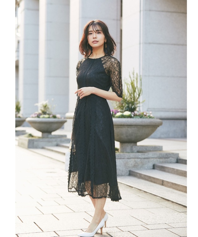 シアーレースワンピース 