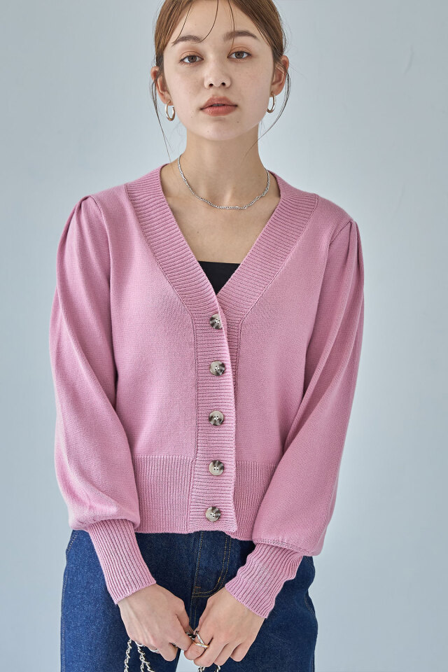 long sleeve knit cardigan / ロングスリーブニットカーディガン