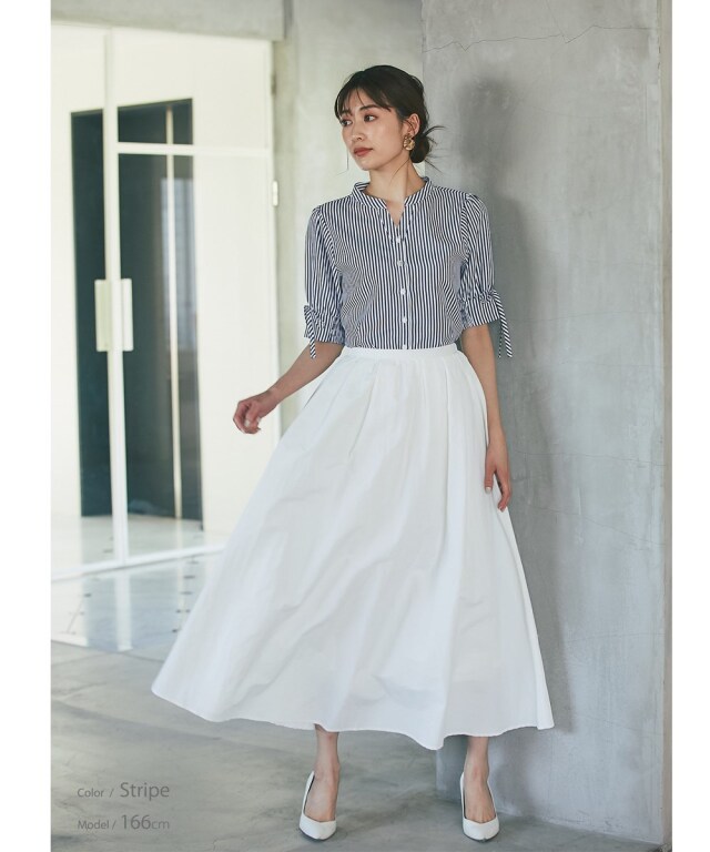 ストライプスキッパーシャツ