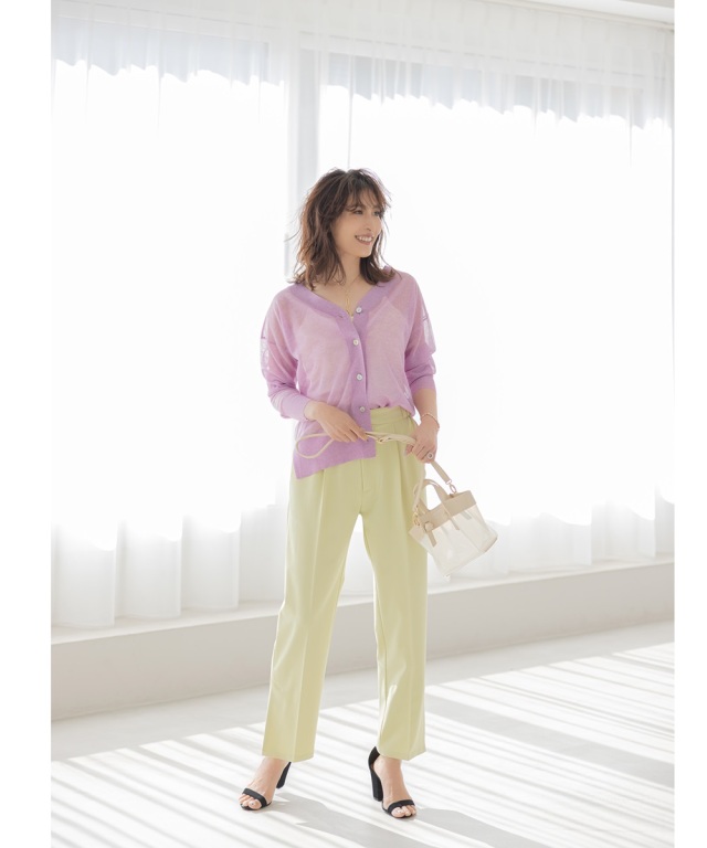 Ayaさん着用】ラメシアーカーディガン 