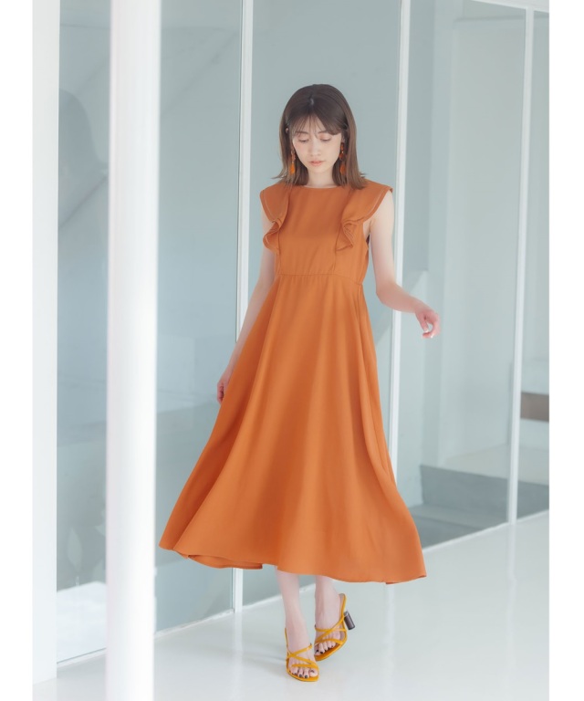 バックレースアップフリルワンピース《NEW Style》