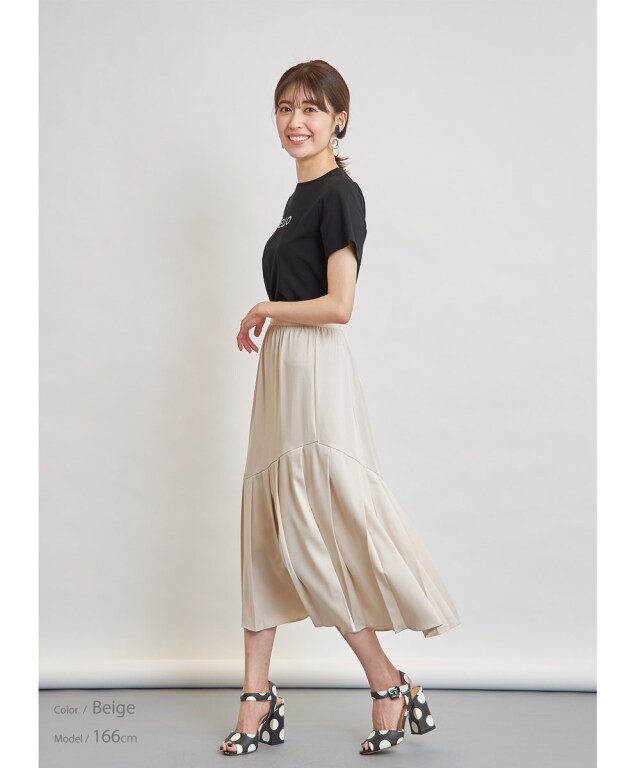 アシメ切替マーメイドスカート