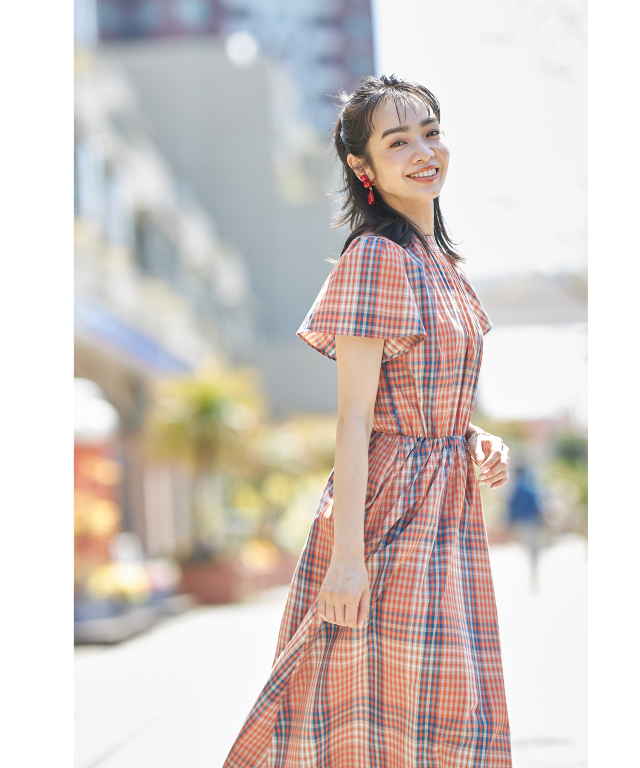 先染めマドラスチェックワンピース※一部店舗のみ入荷
