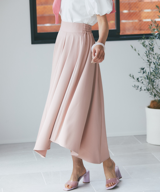 イレギュラーヘムスカート 