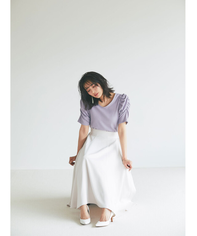 イレギュラーヘムスカート 