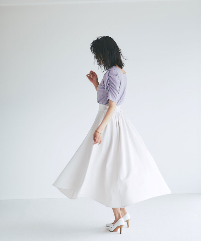 イレギュラーヘムスカート 