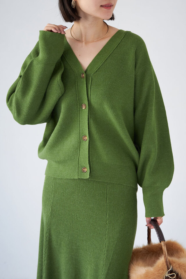 ボリュームスリーブカーディガン※一部店舗のみ入荷