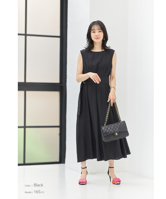 ワンピース　ブラック　34S Formaless Black®(フォーマレス ブラック®)】< 自宅で洗える