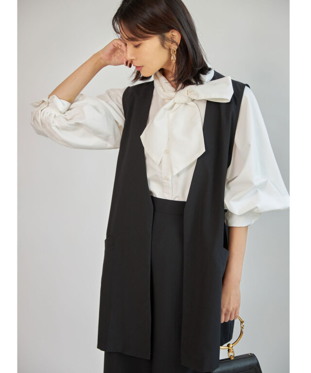 12月15日午前0:00WEB限定再販！リボンタイシャツ