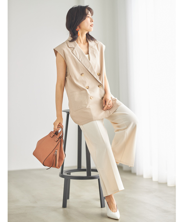 タグ付★atelier minori★アトリエミノリ★ダブルリネンジャケット AMBIDEX Store 〇TWILL Variety pocket ジャケット(F チャ): l