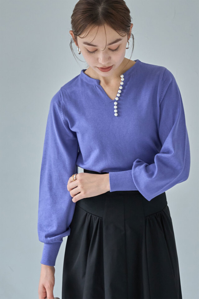 Theory セオリー 21SS パネルボーダー プルオーバー ニット S EARLY SUMMER KNIT | Theory luxe（セオリーリュクス）公式通販