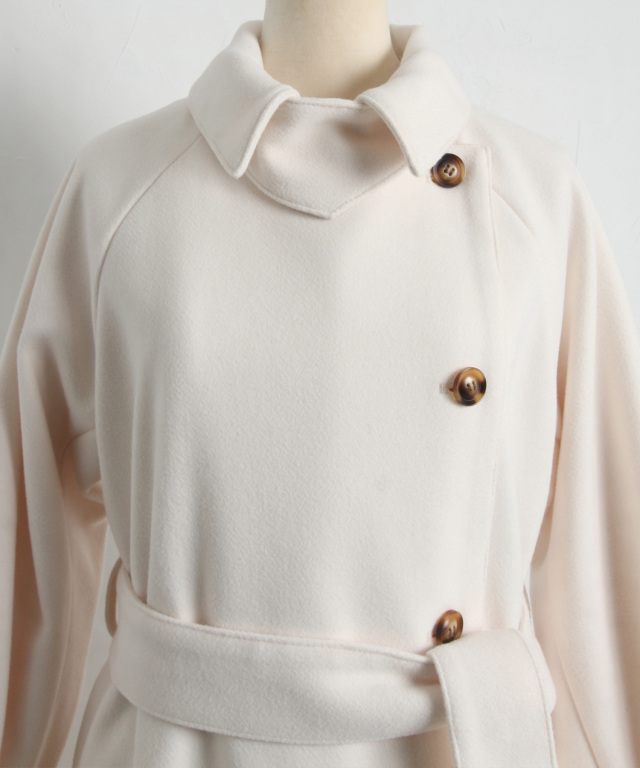 Badhiya（バディ―ヤ）の「BELTED COAT - wool melton（ステン