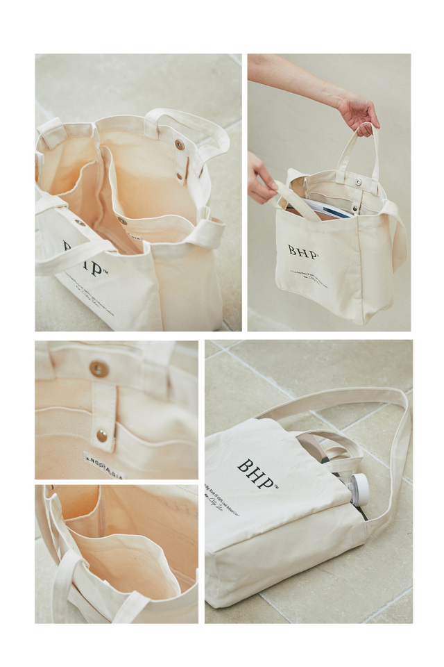 三上大進さんコラボ】Be Happy チャリティ キャンバストート