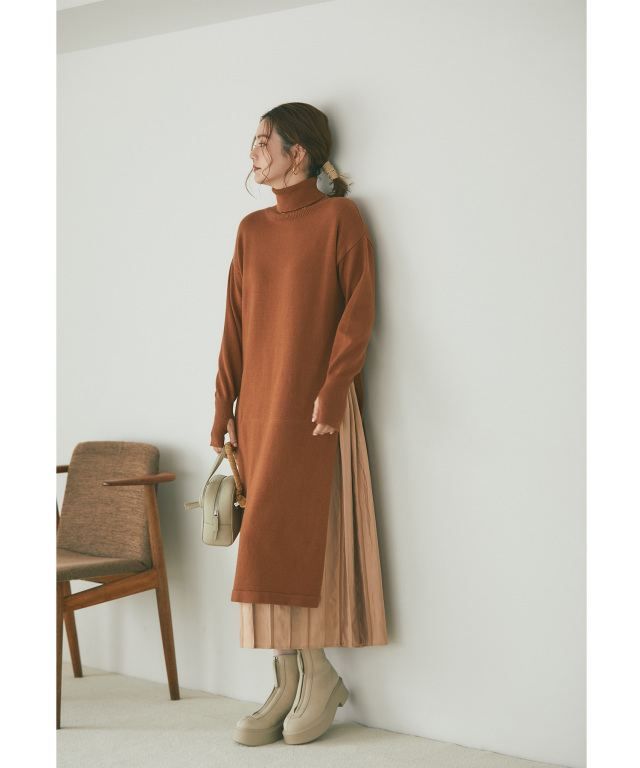 ✳️人気新作 新品SelfPortrait ニットロングワンピース Self portraitセルフポートレイト ニット ロングワンピース ドレス