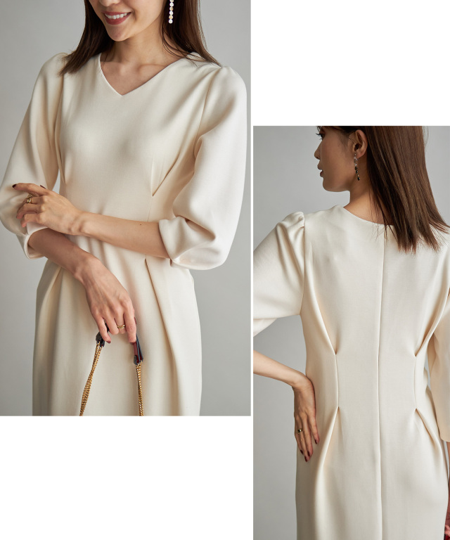 yuni ユニ　ラミーボックスタック ワンピース yuumiさんコラボ】ダンボールポンチタックワンピース