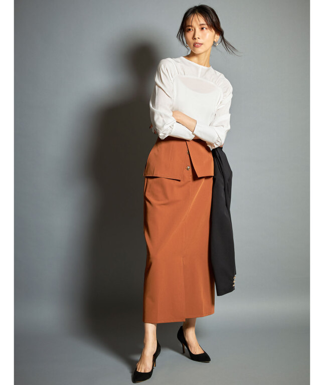 【REISS】ブルターニュ テーラード ペンシルスカート ハイウエストペンシルスカート