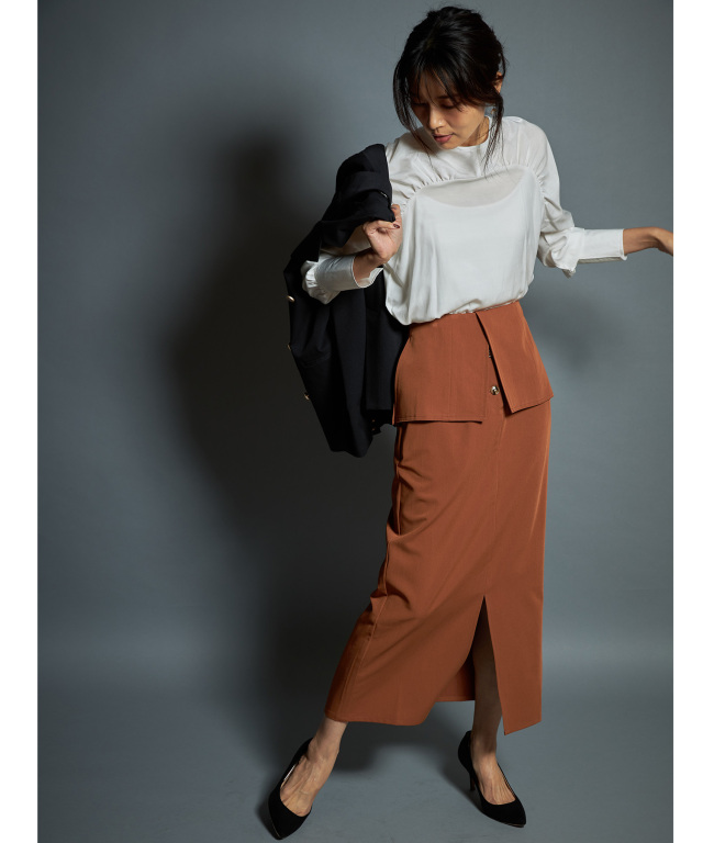 ハイウエストペンシルスカート