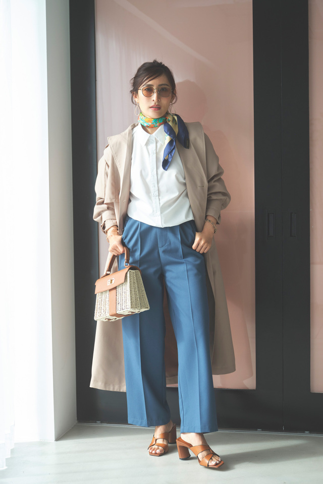 【Ayaさん着用】マルチWAYカルゼトレンチ