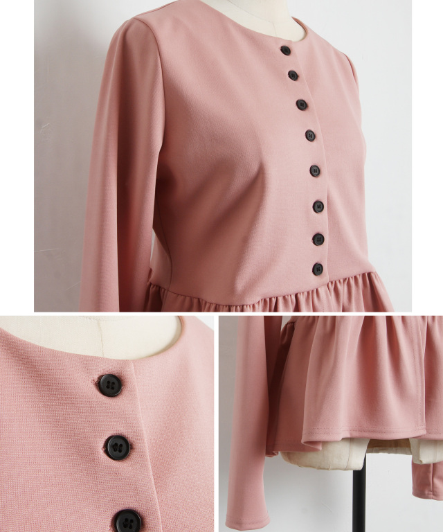 (A4サイズ)ふぅ神様の思うこと ペプラムポンチブラウス