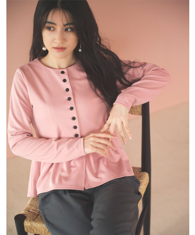 9月21日オフィシャルサイト限定少量再販！ペプラムポンチブラウス