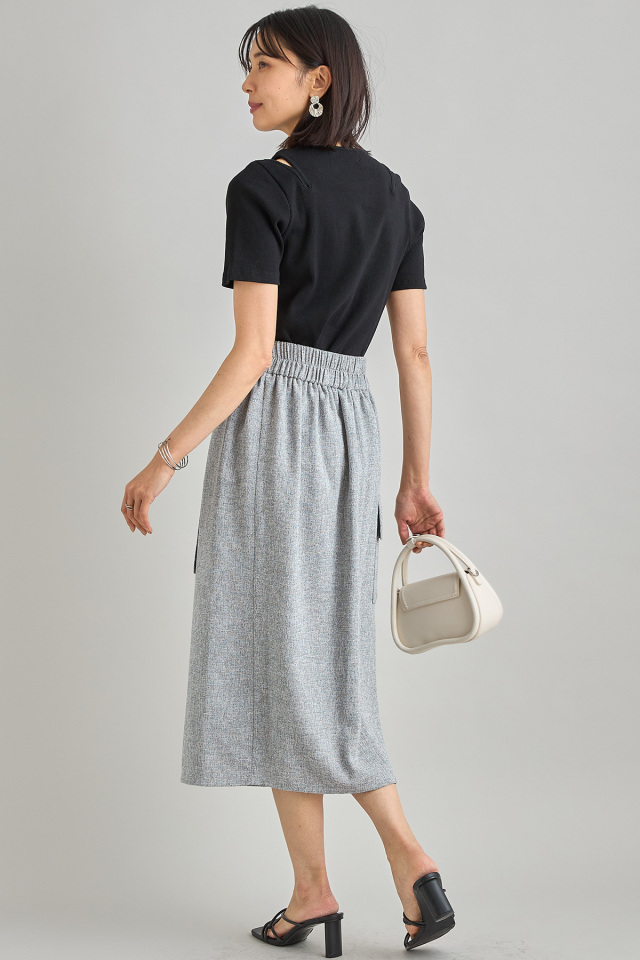 ライトツイードスカート 