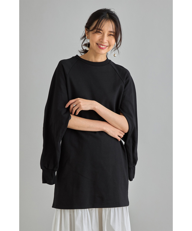 2WAY裏毛ミニワンピース