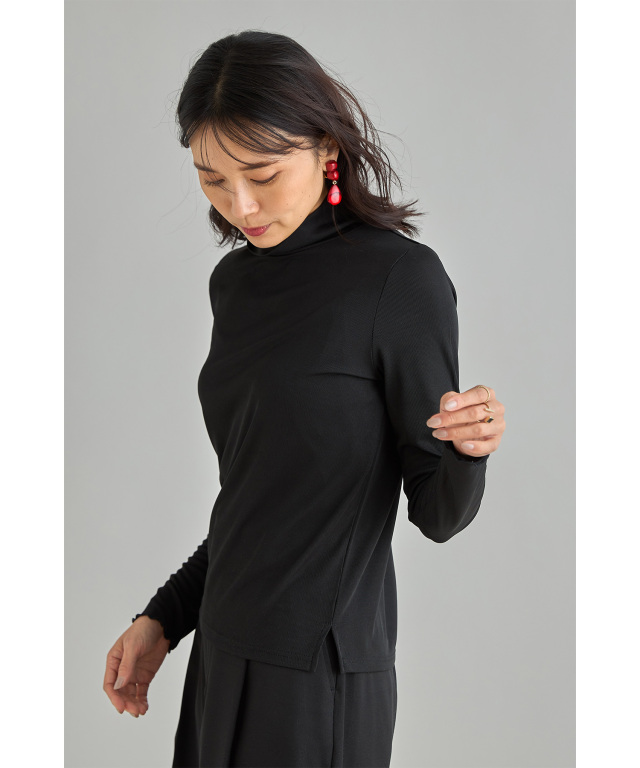 テレコハイネックプルオーバー