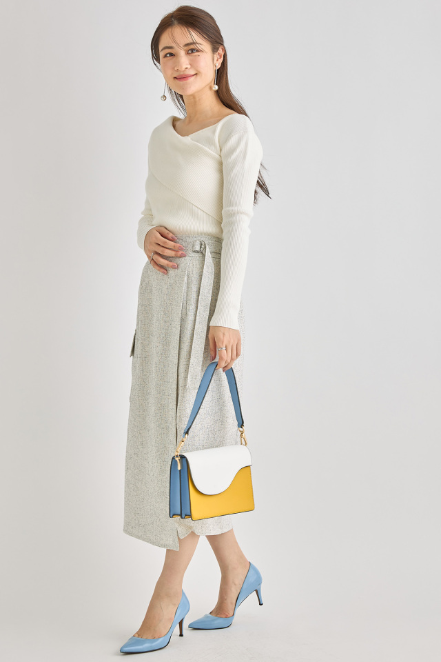 NORIYOSHIさま専用 skinholictokyoさんコラボ】オフショルリブプルオーバー