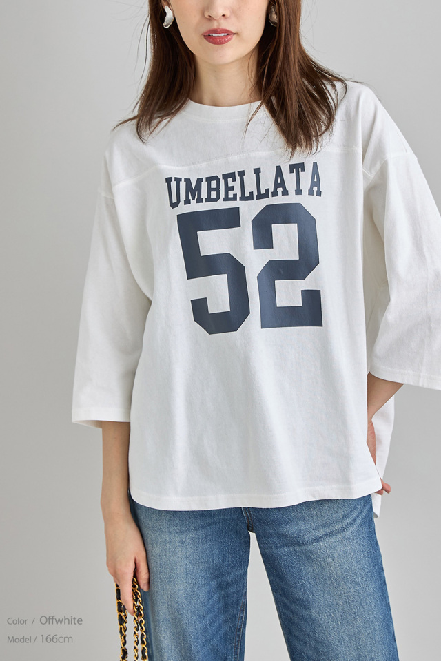 オーバーナンバーロゴTシャツ