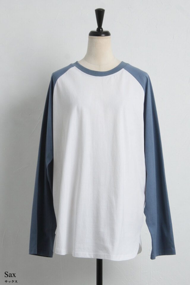 スリットラグランTシャツ